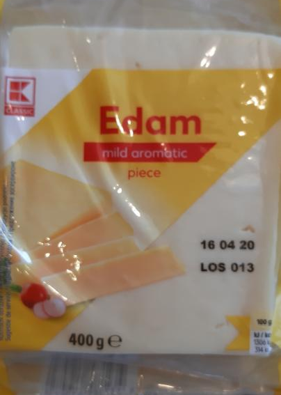 Fotografie - K-Classic Edam mild aromatic piece