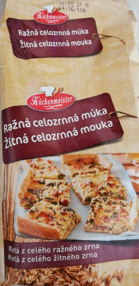 Fotografie - ražná celozrnná múka Kuchenmeister