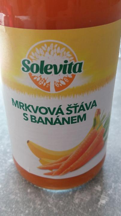 Fotografie - Solevita mrkvová šťava s banánom