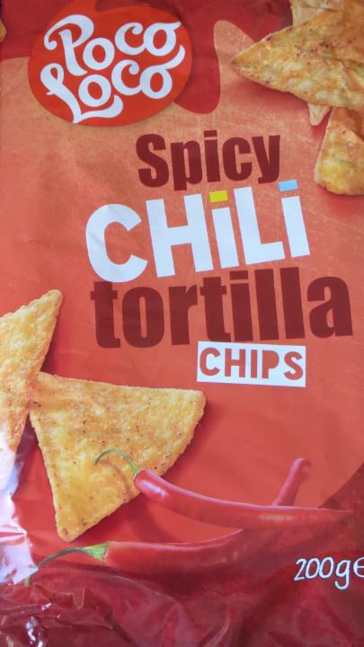 Fotografie - Spicy Chili tortilla chips Poco Loco
