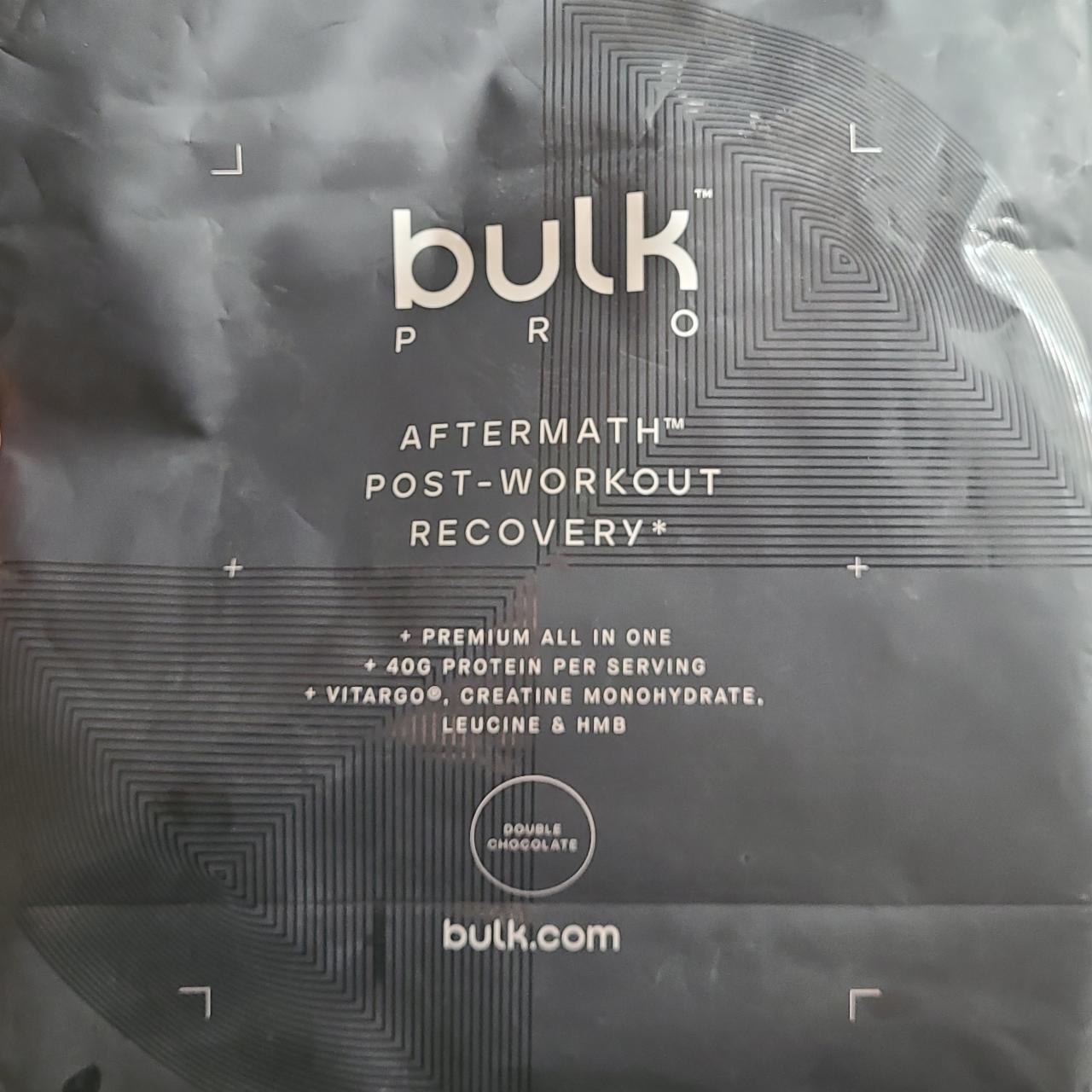 Fotografie - Pro Aftermath Post-Workout Recovery Double Chocolate Bulk