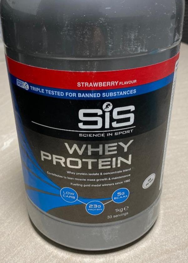 Fotografie - Whey protein Strawberry flavour SIS