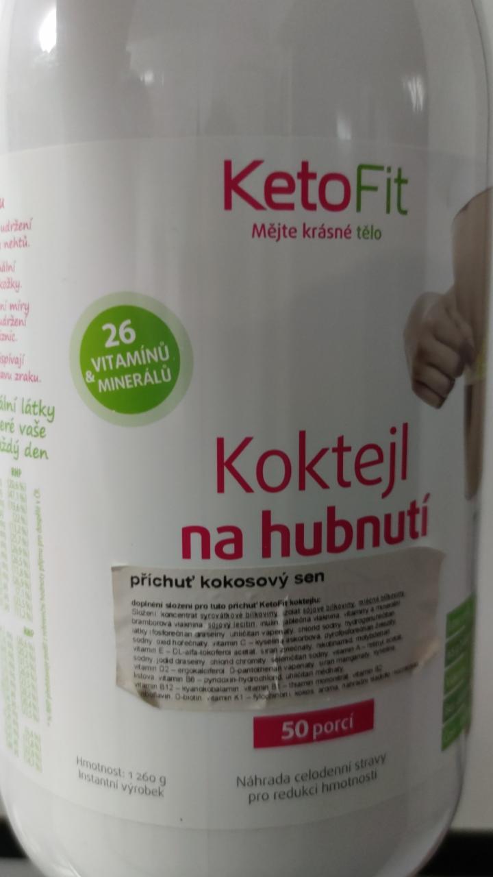 Fotografie - Koktejl na hubnutí s příchutí Kokosový sen KetoFit