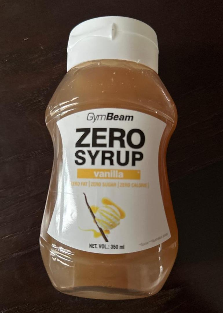 Fotografie - Zero Syrup Vanilla GymBeam