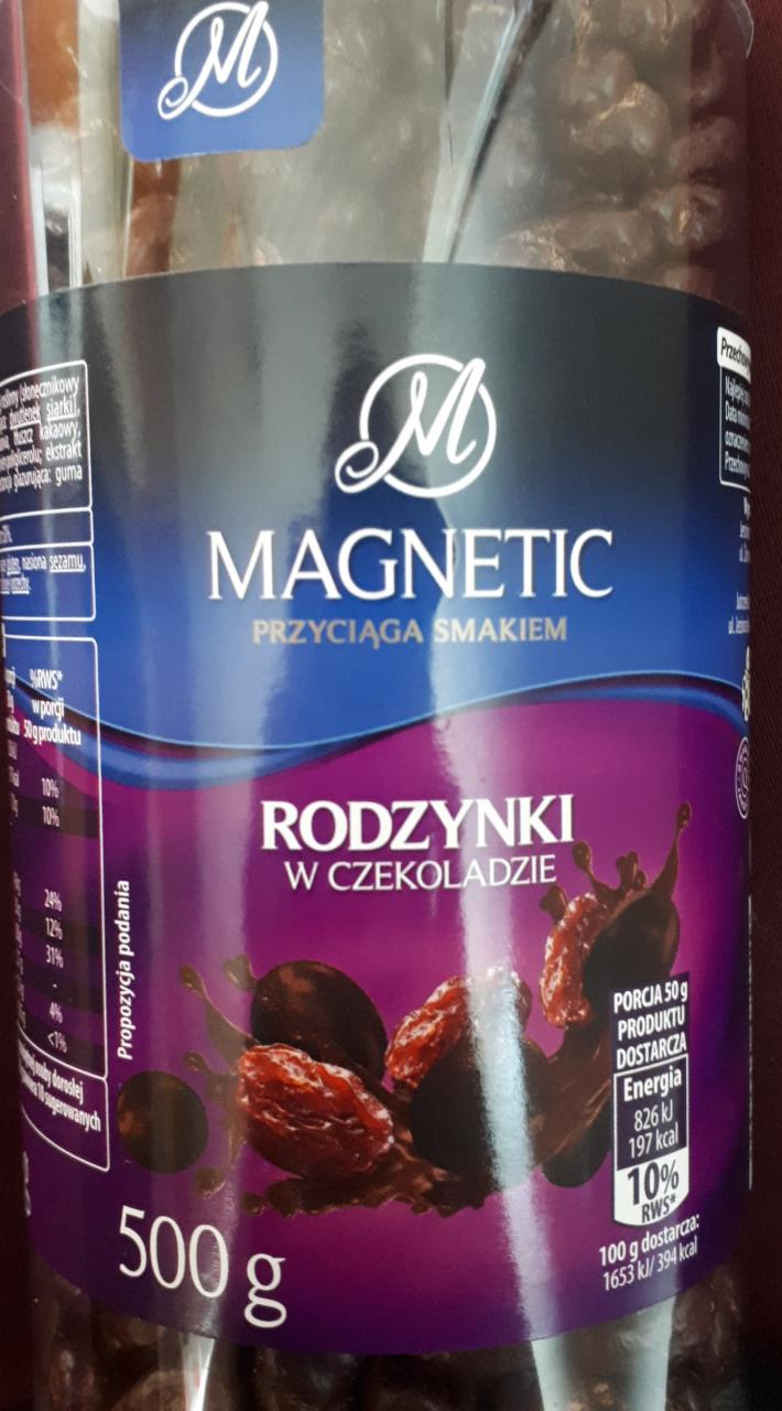 Fotografie - Rodzynki w czekoladzie Magnetic