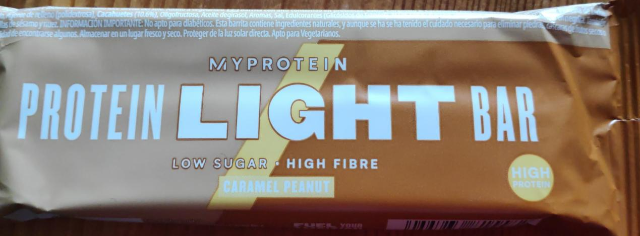 Fotografie - Protein Light Bar Caramel Peanut MyProtein