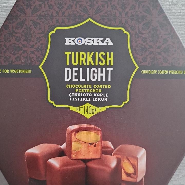 Fotografie - Turkish Delight Chocolate Coated Pistachio Koska