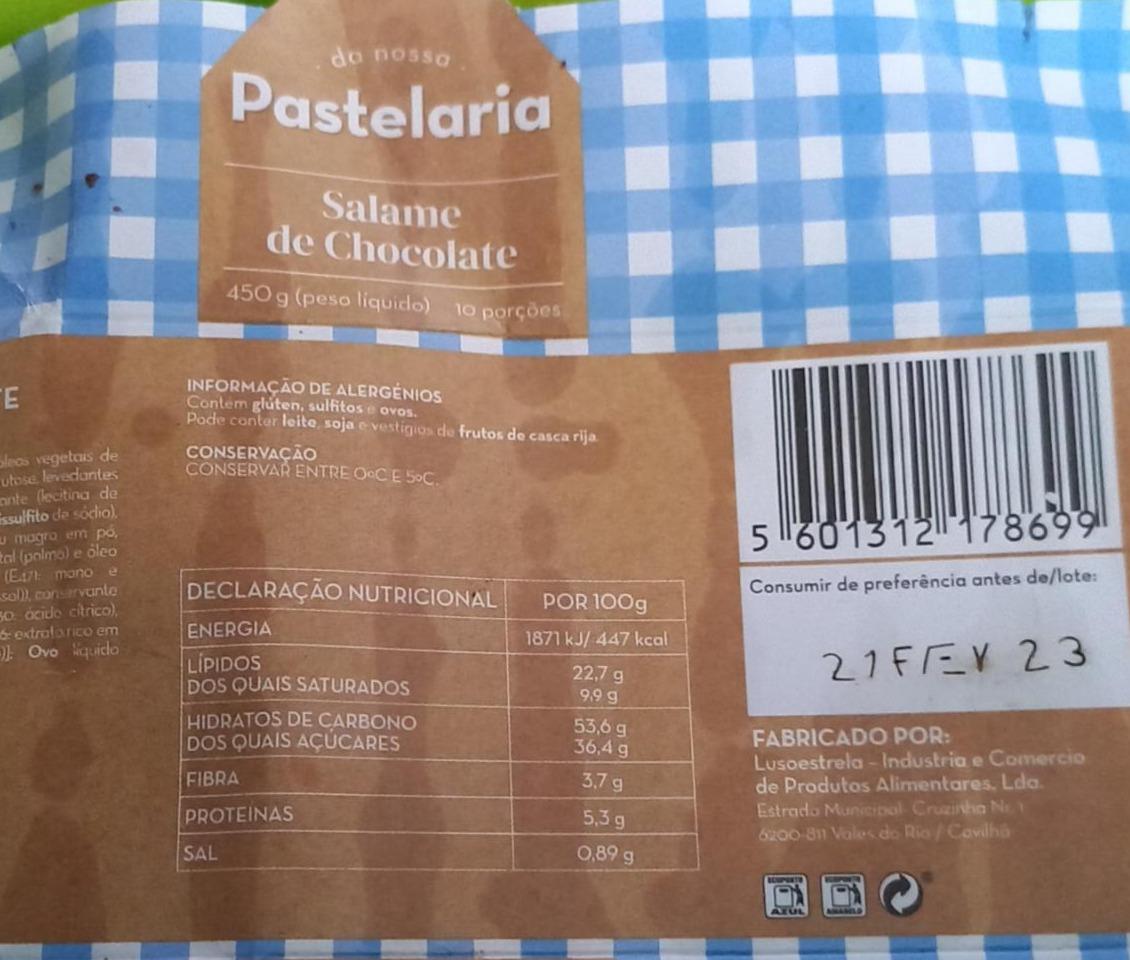 Fotografie - Salame de Chocolate Pastelaria