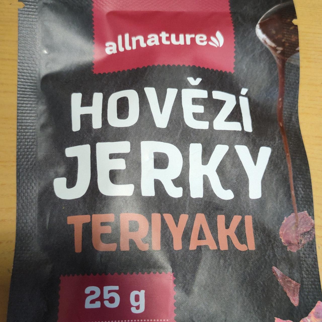 Fotografie - Beef teriyaki jerky Allnature