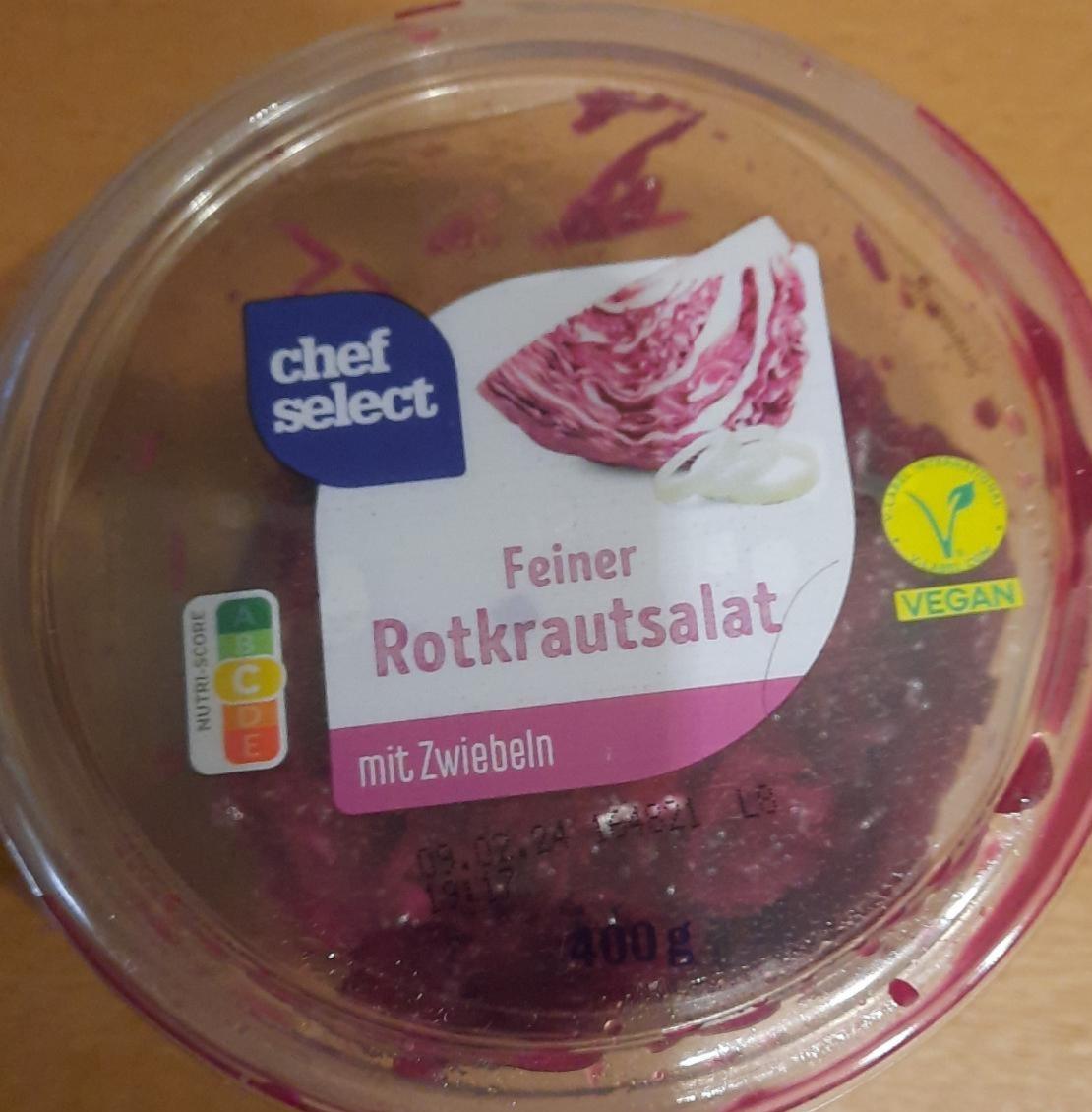 Fotografie - Feiner Rotkrautsalat mit Zwiebeln Chef Select