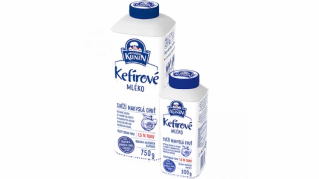 Fotografie - kefirove mlieko 1,5% Mlékárna Kunín