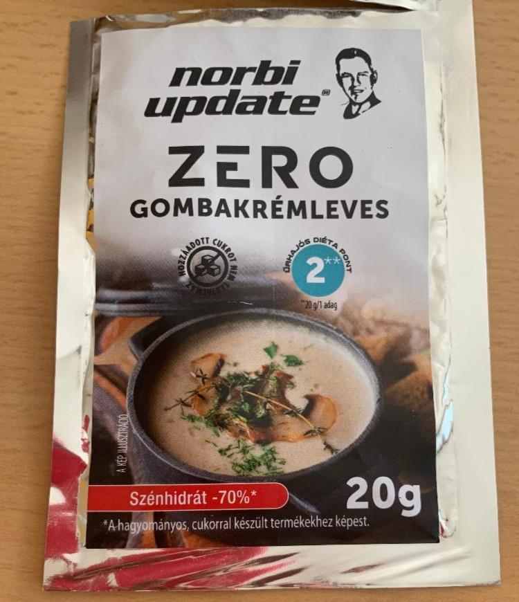 Fotografie - Norbi Update Zero krémová hubová polievka