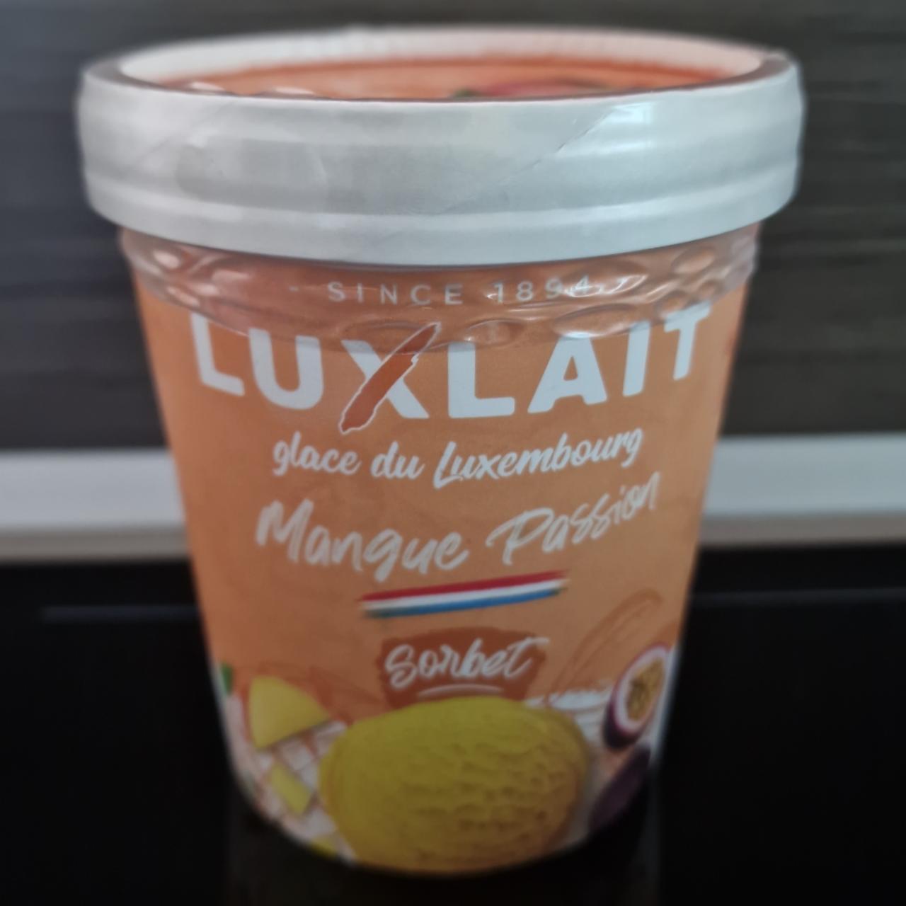 Fotografie - Mangue Passion Sorbet Luxlait