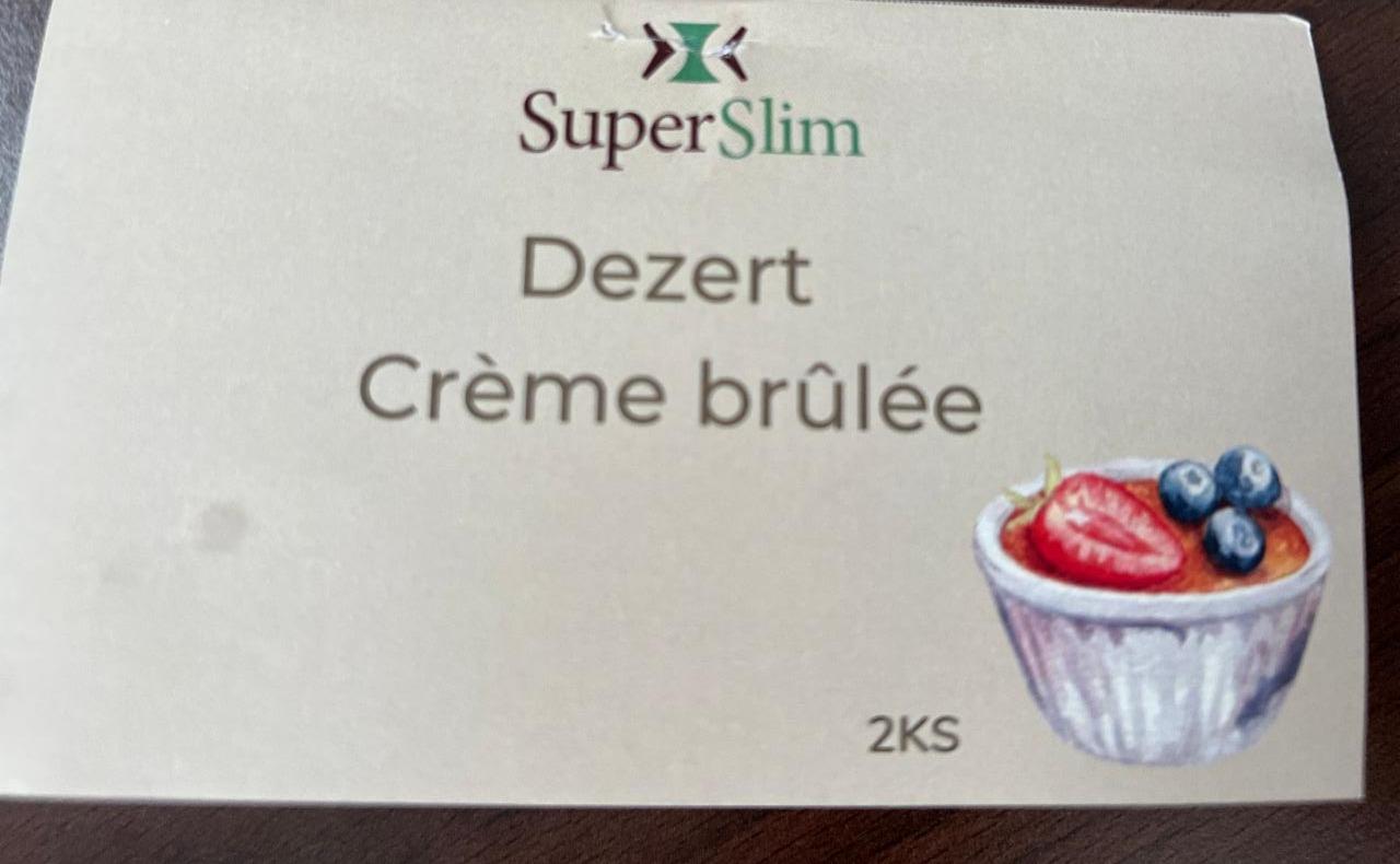 Fotografie - Dezert Crème brûlée SuperSlim