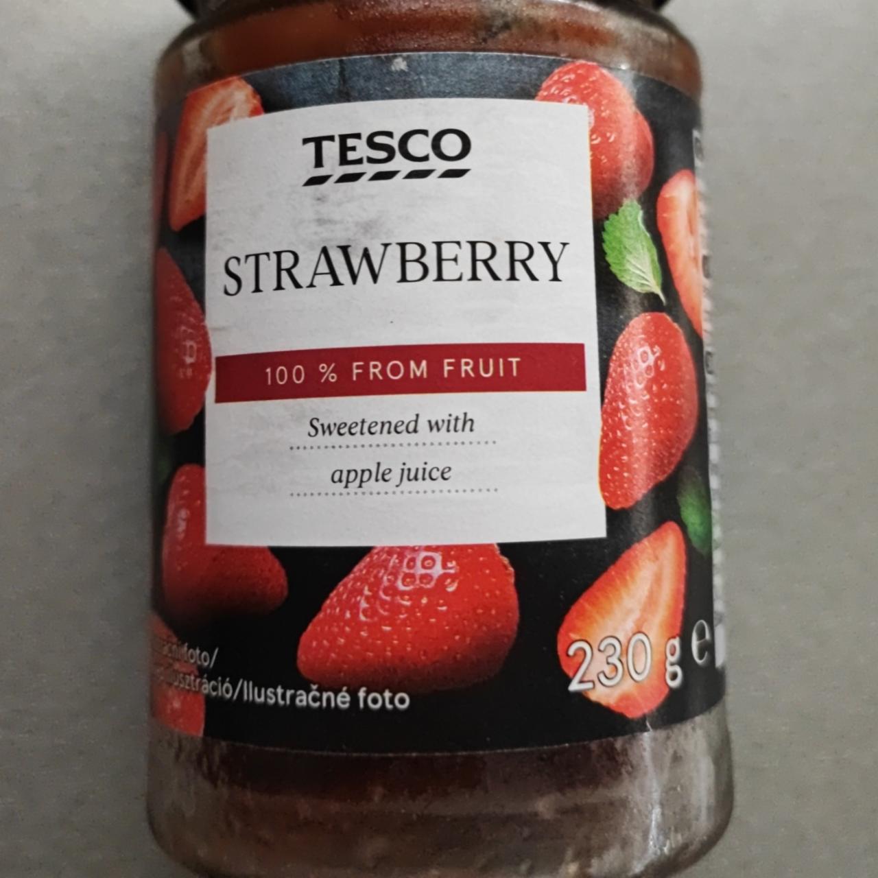 Fotografie - Strawberry 100% from fruit Tesco