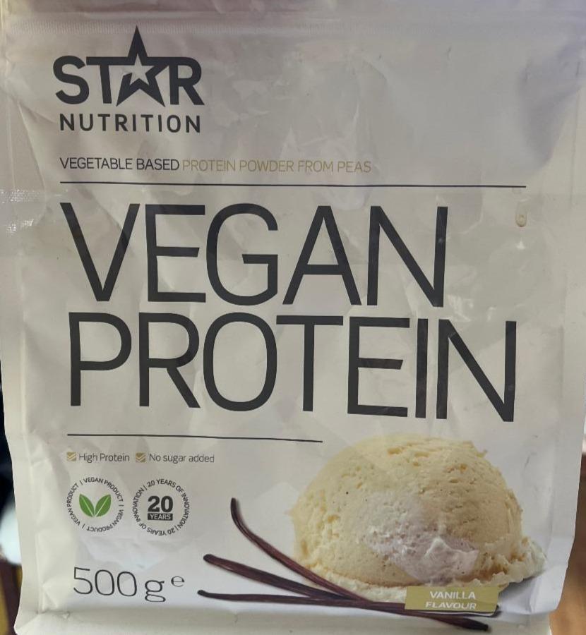 Fotografie - Vegan Protein Vanilla Flavour Star Nutrition