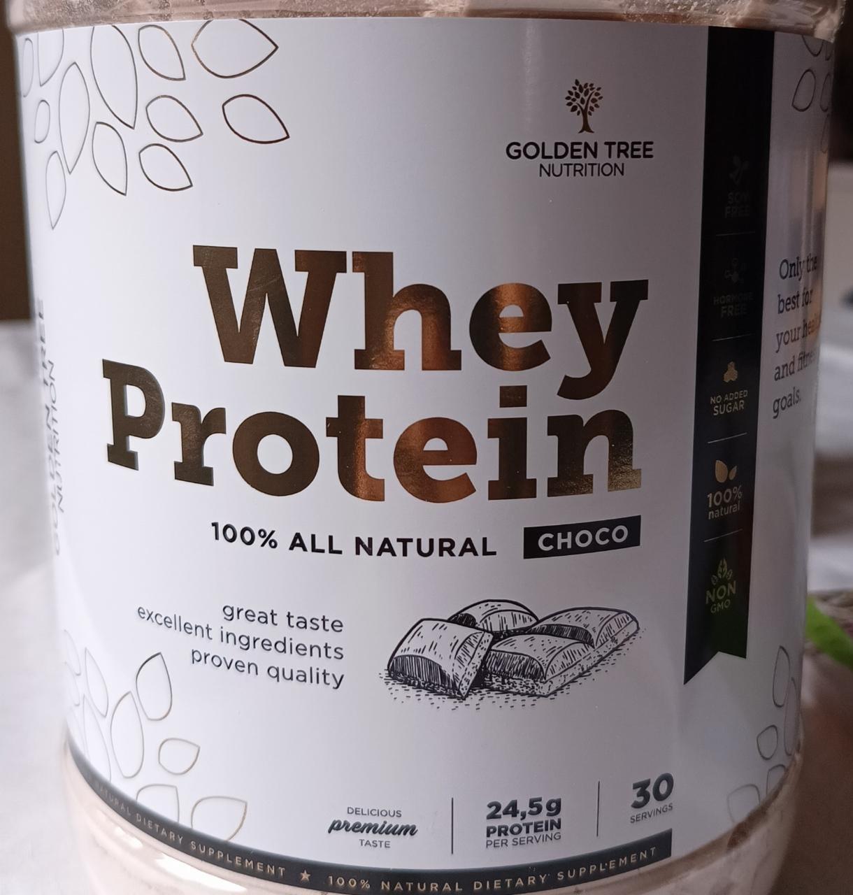 Fotografie - Whey protein Choco Golden Tree Nutrition