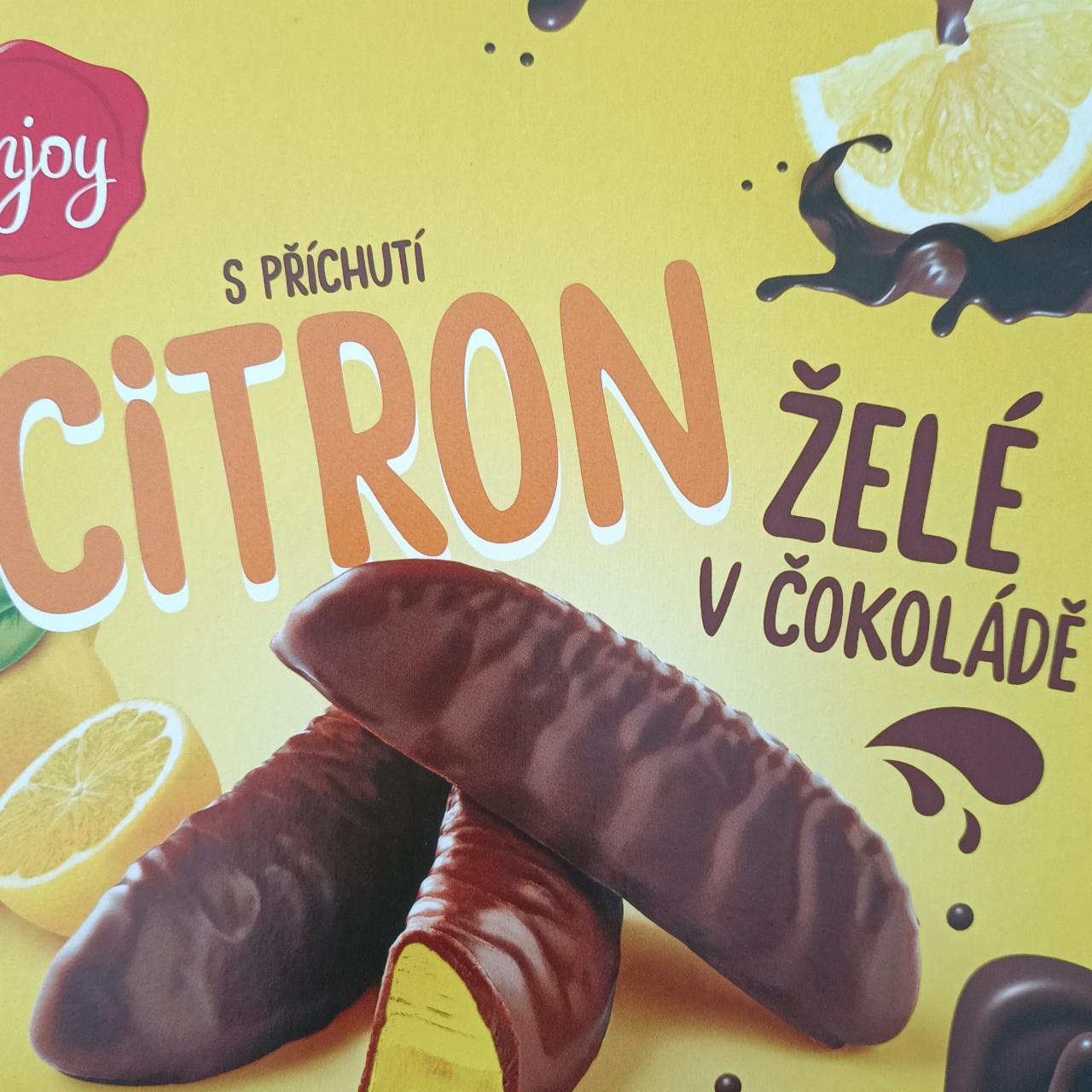 Fotografie - Želé v čokoládě s příchutí citron Enjoy