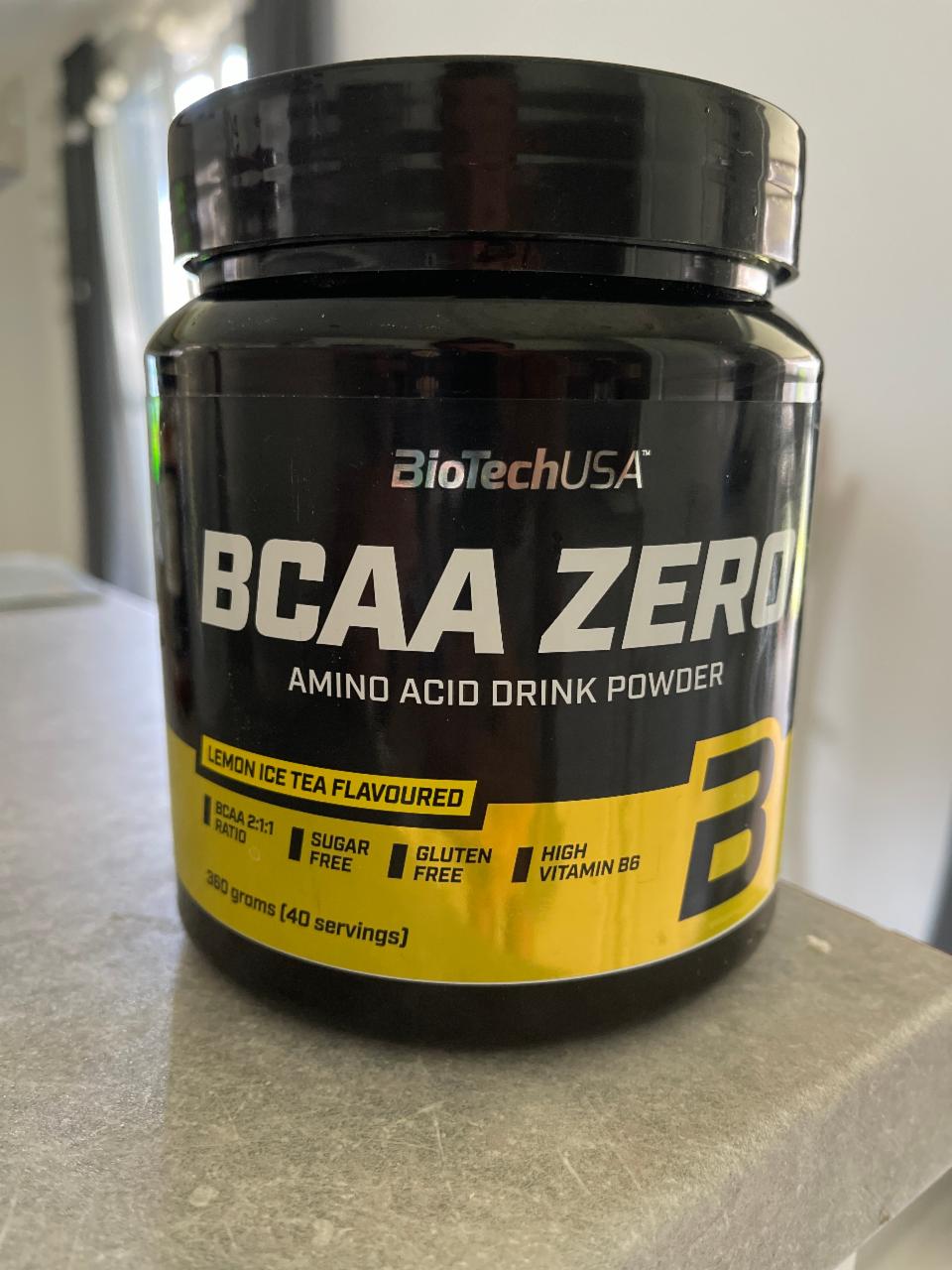 Fotografie - BCAA Zero Lemon Ice Tea flavoured BioTechUSA