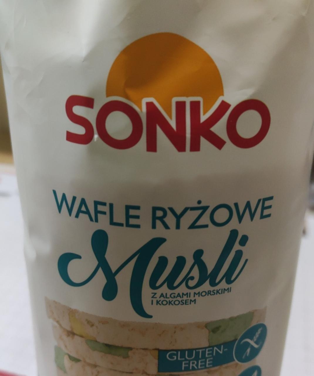 Fotografie - Wafle ryzowe Musli Sonko