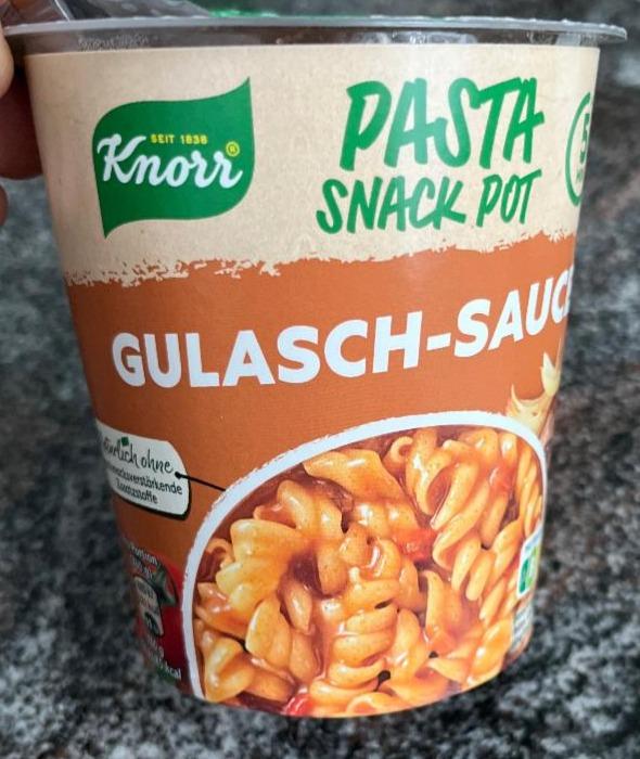Fotografie - Pasta Snack Pot Gulasch-Sauce Knorr