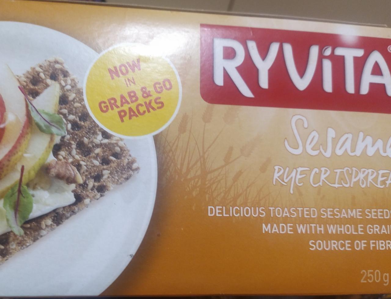 Fotografie - Sesame rye crispbread Ryvita