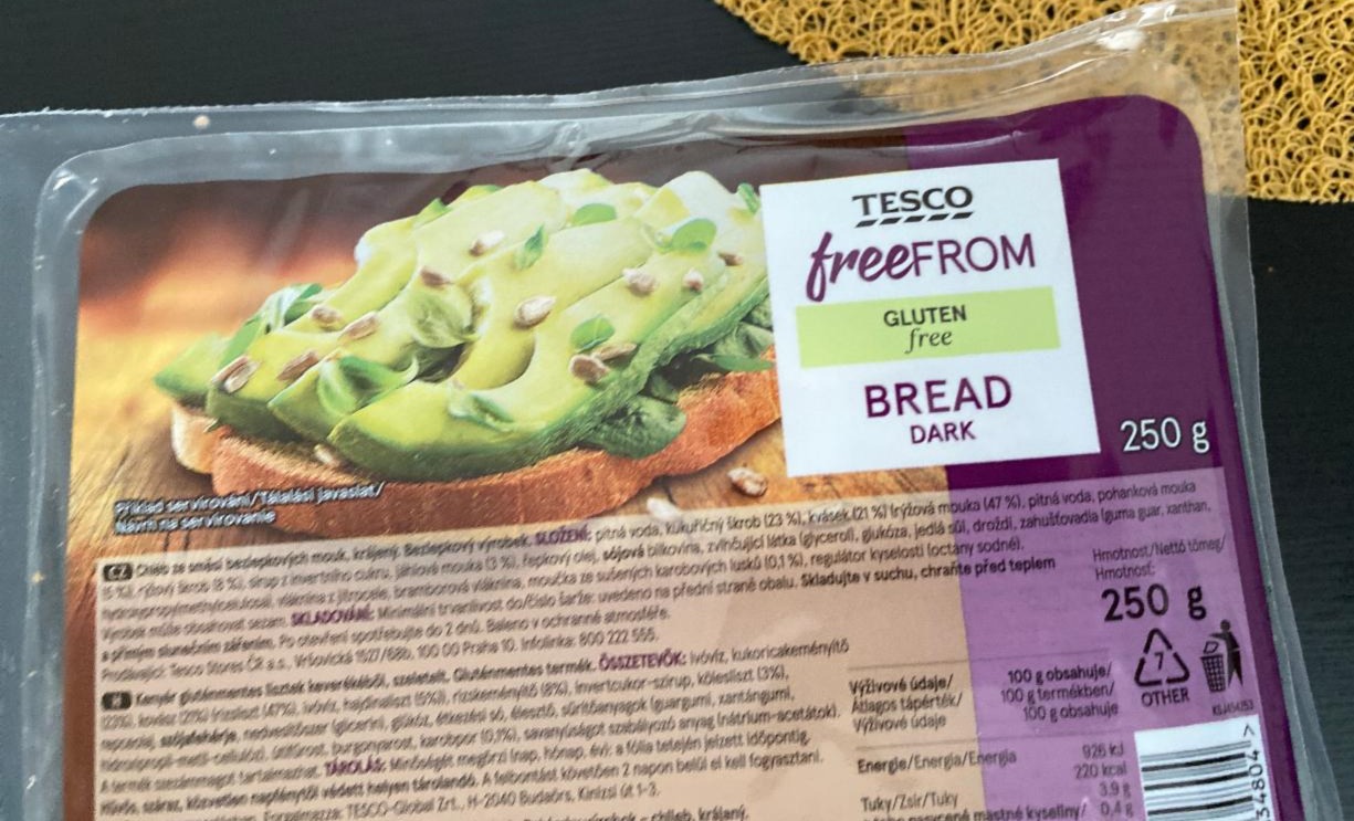 Fotografie - Bread Dark Gluten free Tesco free From