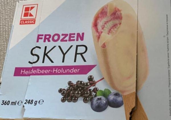 Fotografie - Frozen Skyr Heidelbeer-Holunder K-Classic