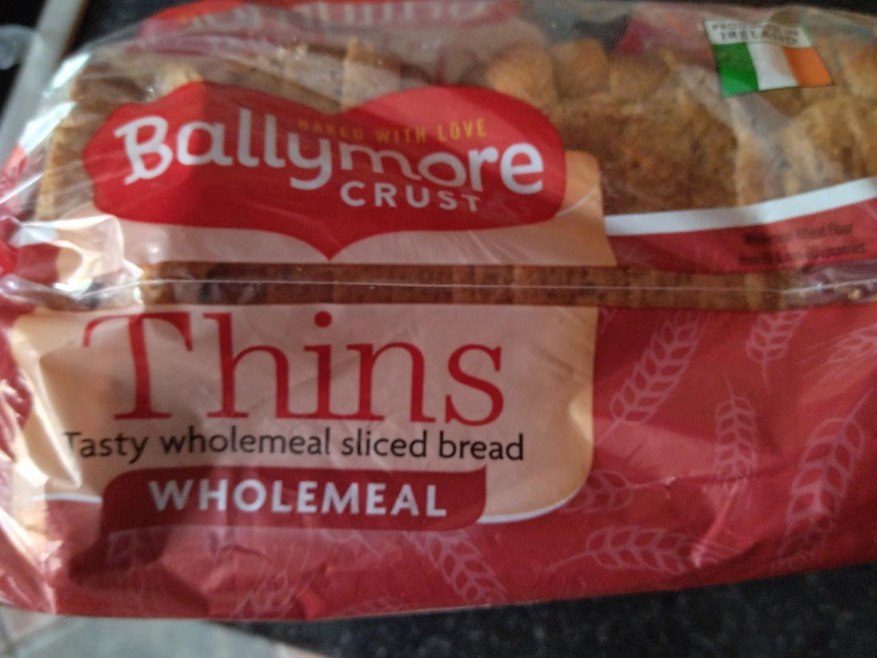 Fotografie - Thins Tasty Wholemeal sliced bread Ballymore Crust