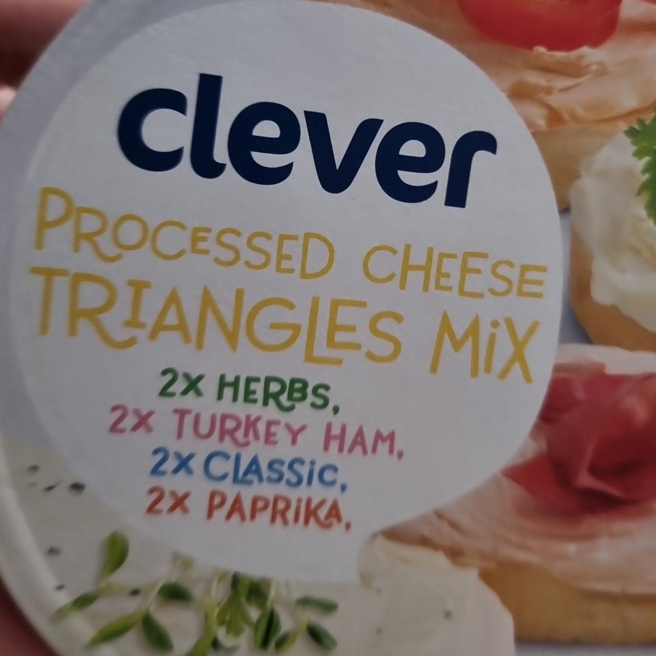 Fotografie - Processed Cheese triangles mix Clever