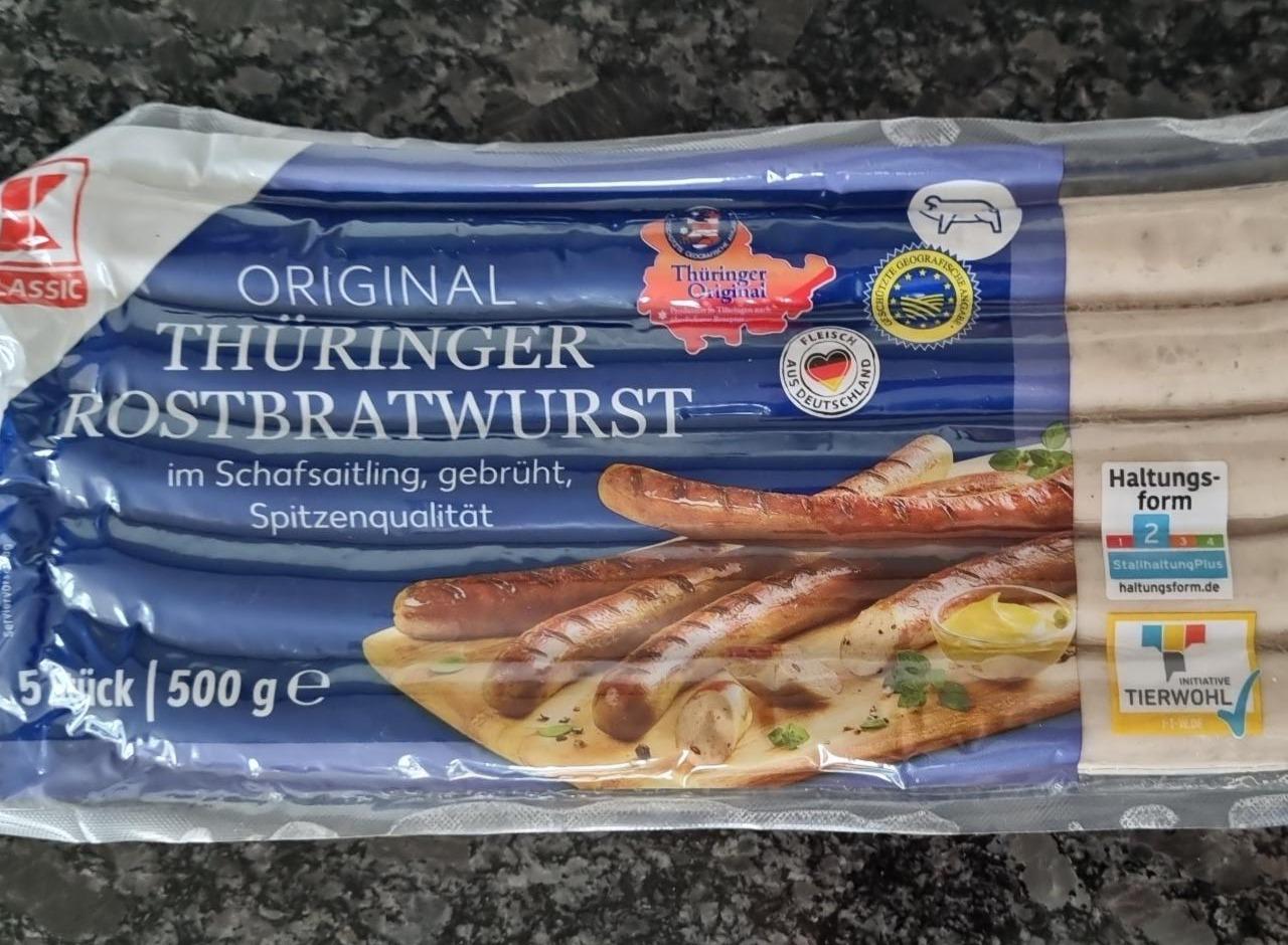 Fotografie - Original Thüringer Rostbratwurst K-Classic