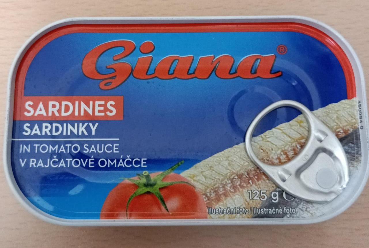 Fotografie - Sardines in tomato sauce Giana