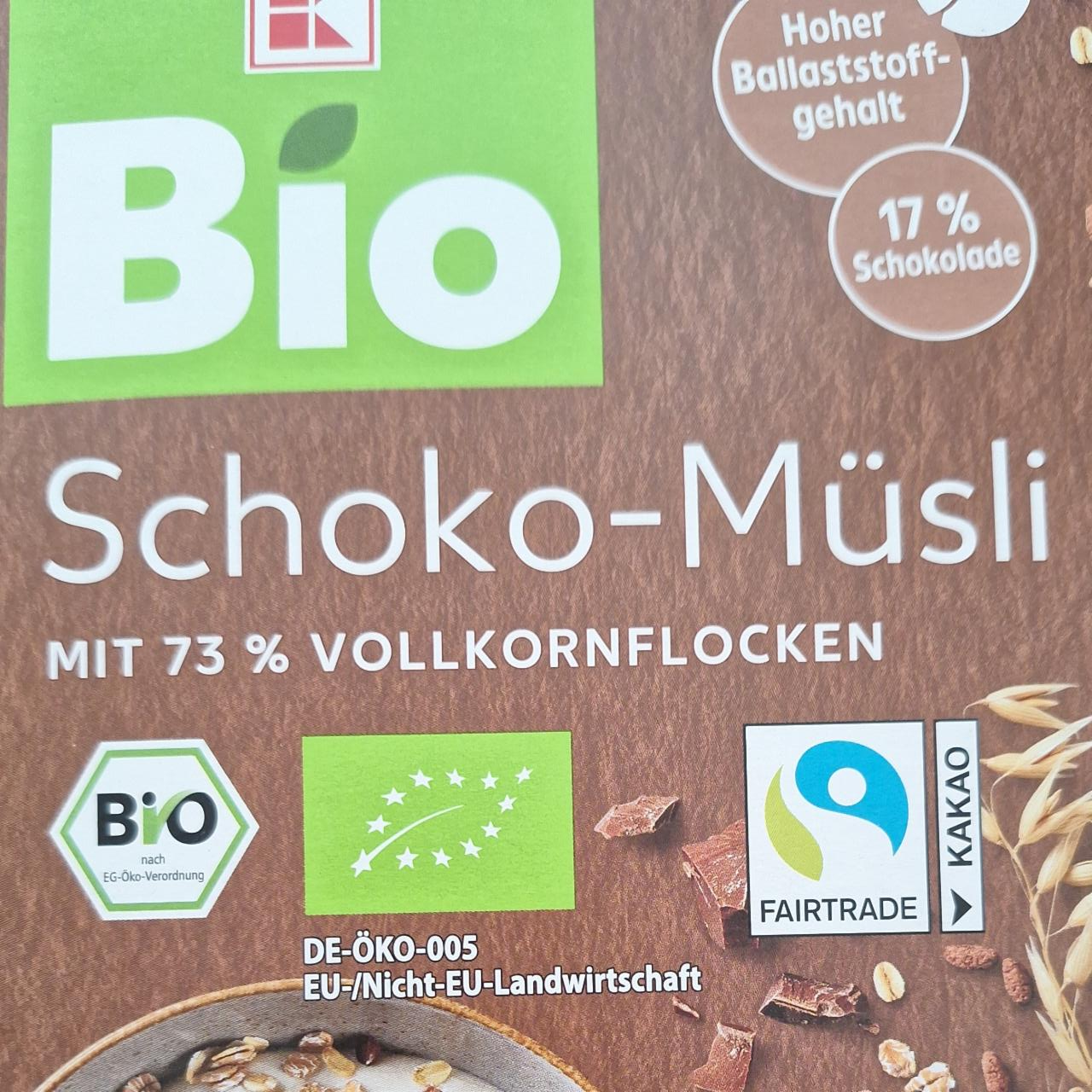 Fotografie - Schoko-Müsli K-Bio