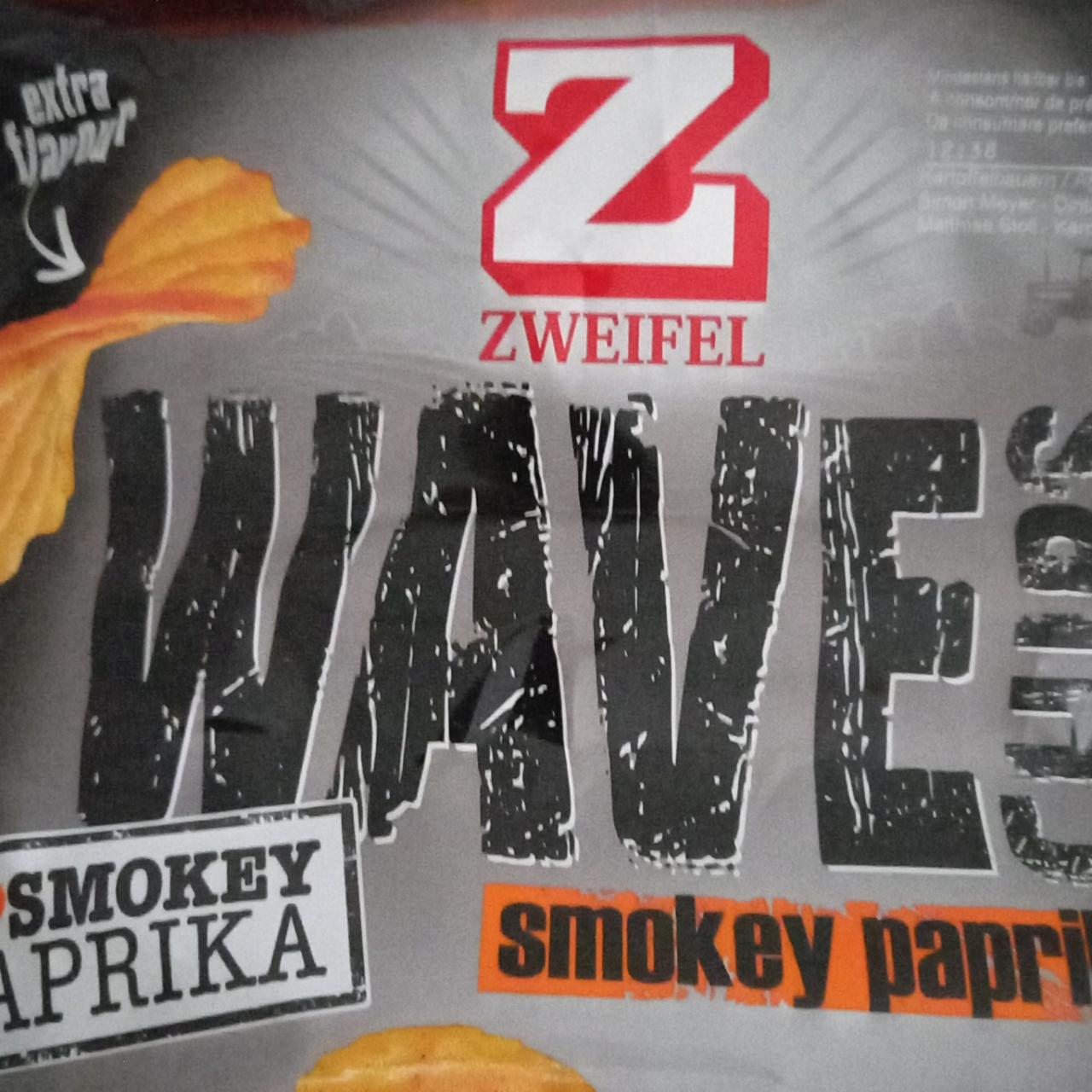 Fotografie - Wave chips smokey paprika Zweifel