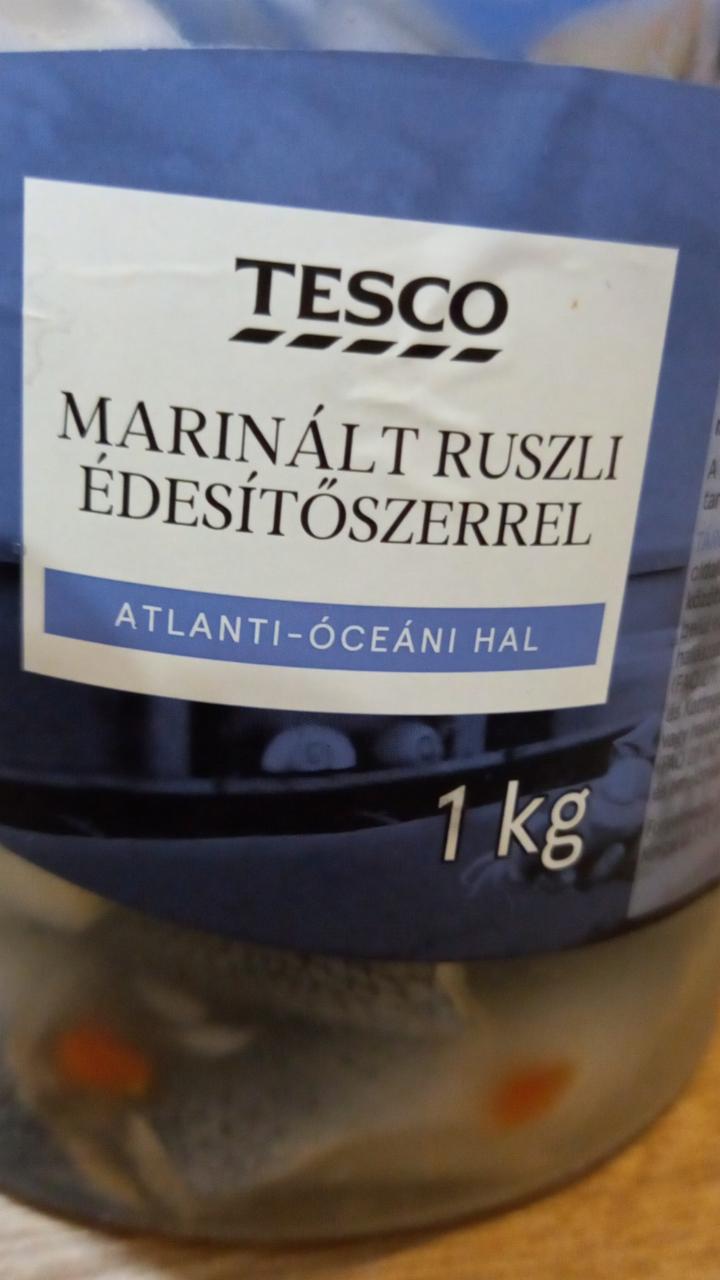 Fotografie - Marinált ruszli édesítőszerrel Tesco