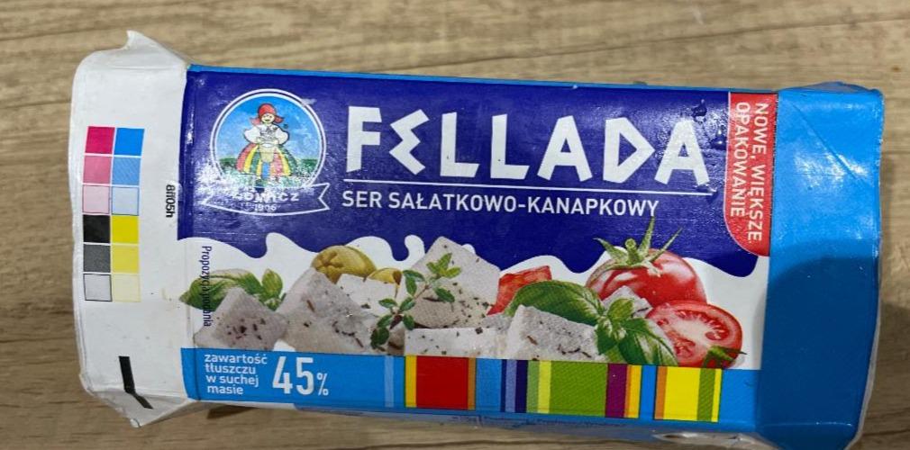 Fotografie - Ser salatkowo-kanapkowy Fellada