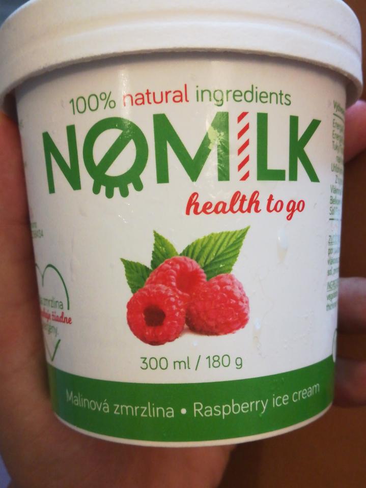 Fotografie - NOMILK health to go raspberry ice cream