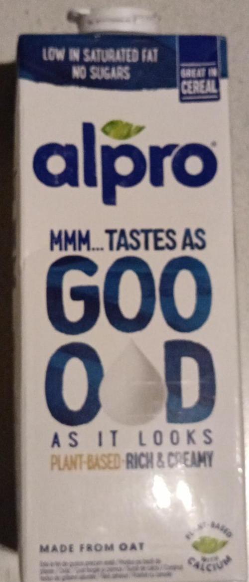 Fotografie - Oat milk Alpro