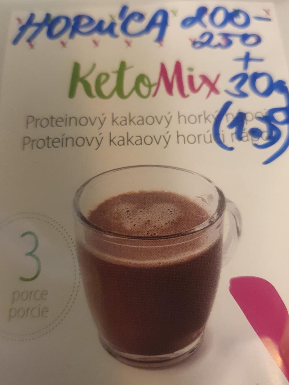 Fotografie - Proteinový kakaový horúci nápoj KetoMix 