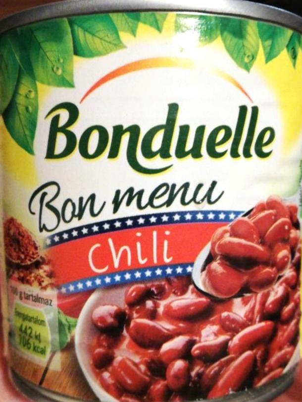 Fotografie - červená fazuľa v chilli omáčke Bonduelle
