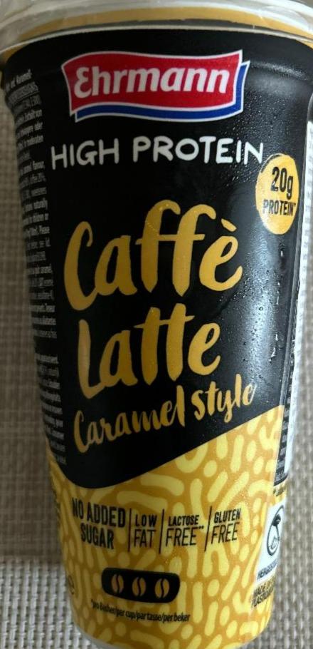 Fotografie - High Protein Caffe latte Caramel style Ehrmann