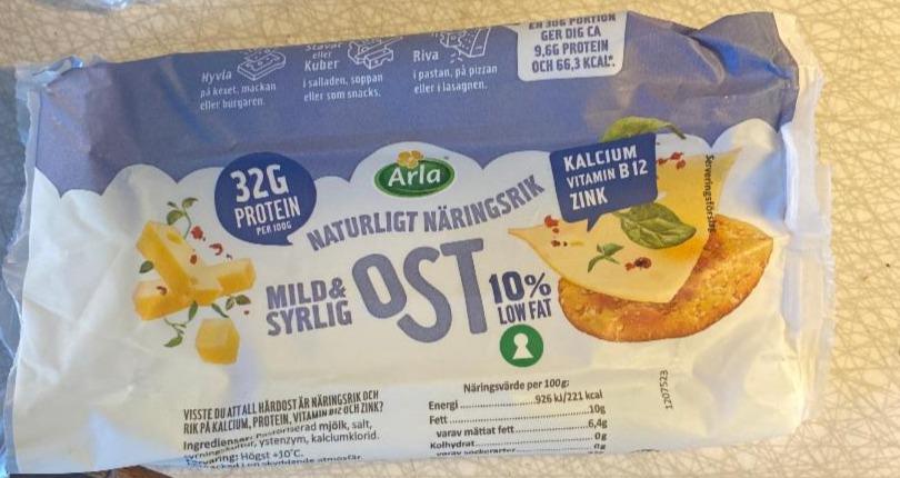 Fotografie - Mild & Syrlig Ost 10% low fat Arla