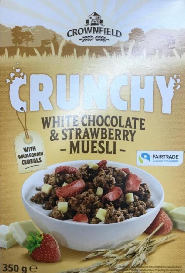 Fotografie - Crunchy white chocolate & strawberry Muesli Crownfield