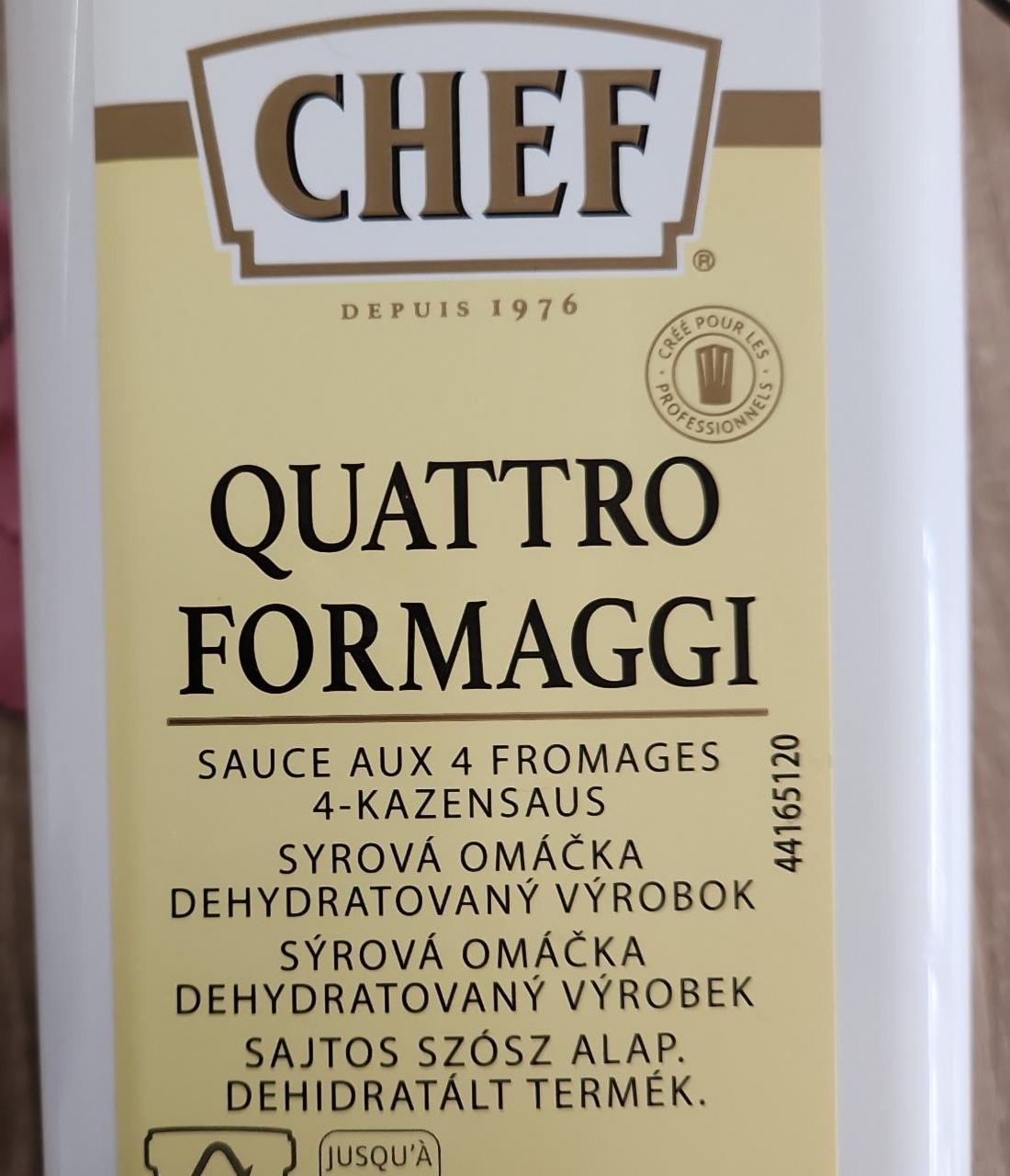 Fotografie - Quattro formagi syrová omáčka Chef