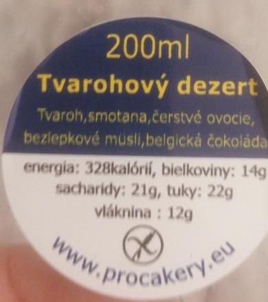 Fotografie - Tvarohový dezert Procakery