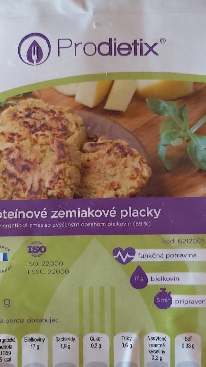 Fotografie - Prodietix proteínove zemiakové placky