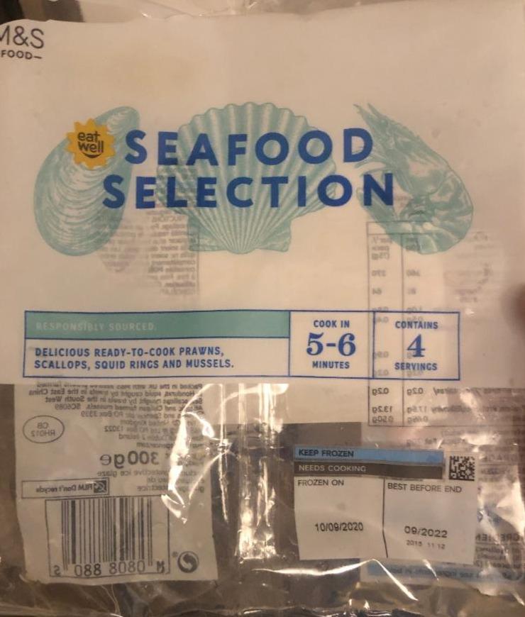 Fotografie - seafood selection M&S food