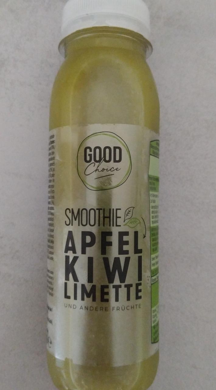 Fotografie - smoothie apfel kiwi limette