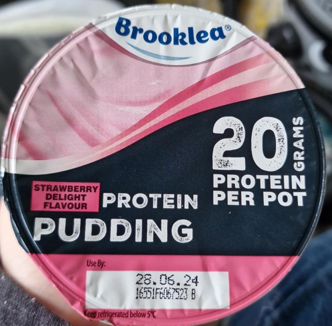 Fotografie - Strawberry delight flavour protein pudding Brooklea