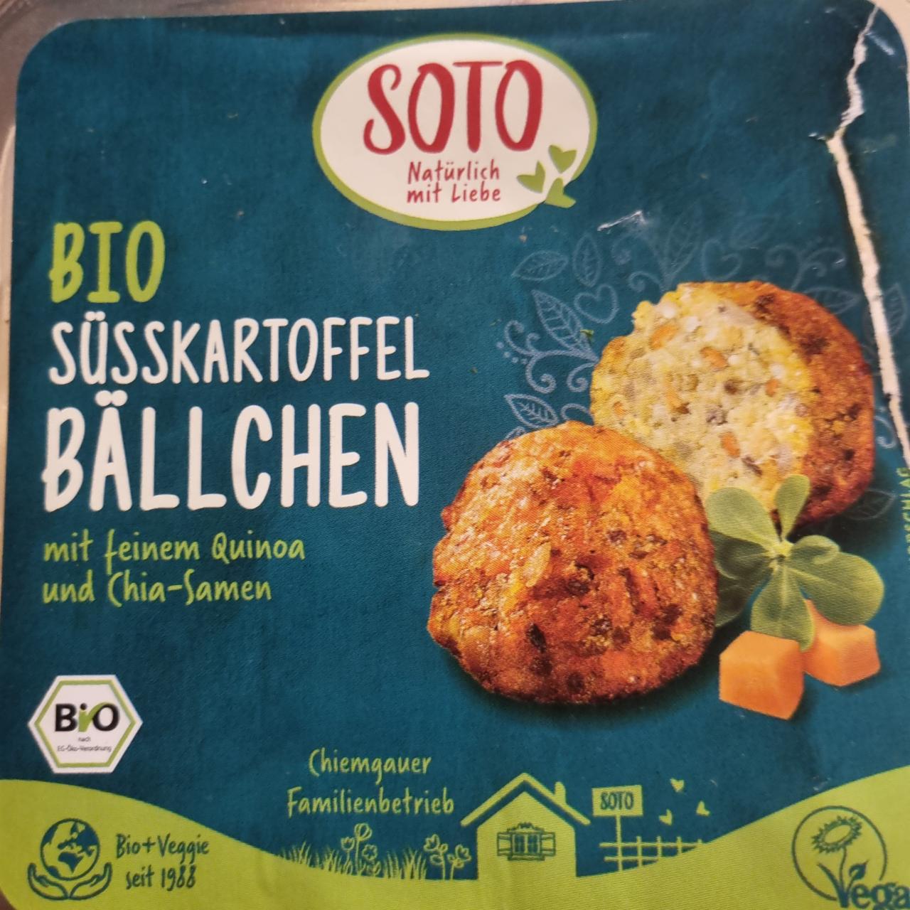 Fotografie - Bio süsskartoffel Bällchen Soto